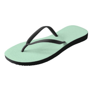 Custom Mint Green Flip Flops for Men