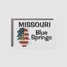 Custom Missouri State Car Magnet