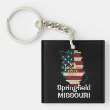 Custom Missouri State Keychain