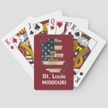 Custom Missouri State Playing Cards