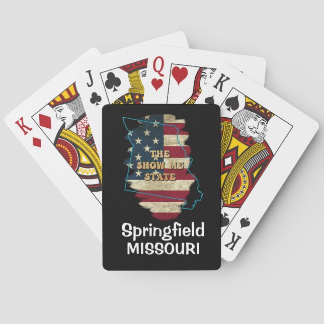 Custom Missouri State Playing Cards (Back)