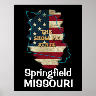 Custom Missouri State  Poster