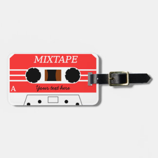 Custom Mixtape Luggage Tag