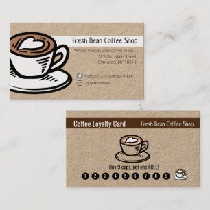 Custom Mobile Coffee Truck Business Card