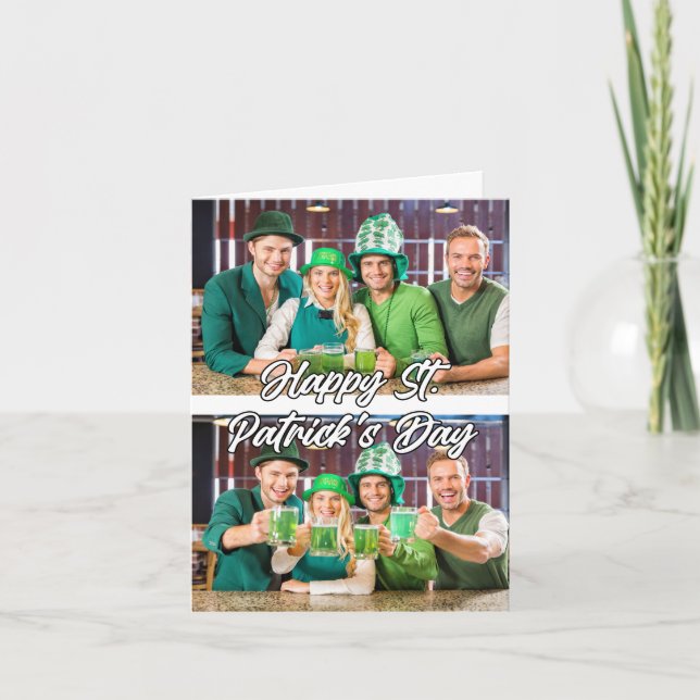 Custom Modern 2-photos Template St. Paddys (Front)