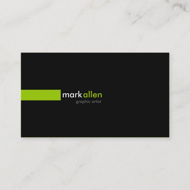 Custom Modern 519 Business Card (Front)