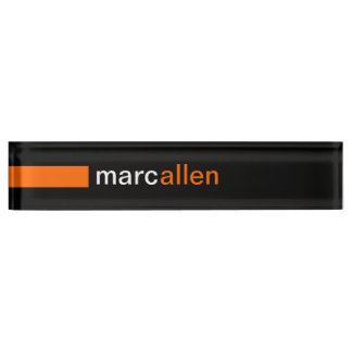 Custom Modern 519 Nameplate