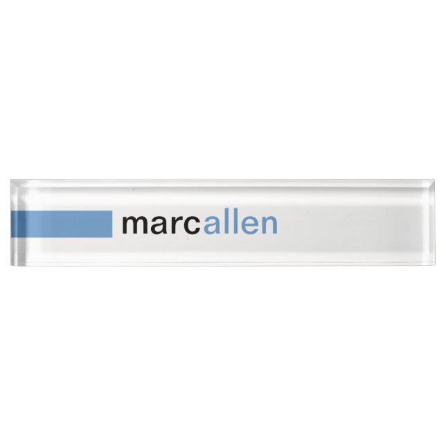 Custom Modern 519 (WB) Nameplate (Front)