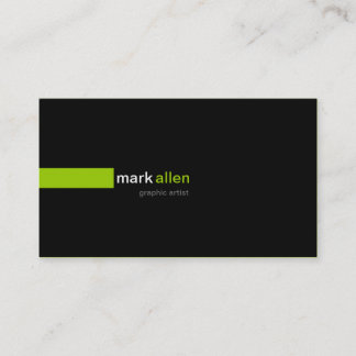 Custom Modern 519b Business Card