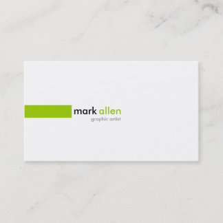 Custom Modern 519B Business Card
