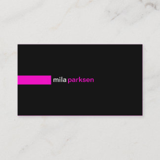 Custom Modern 519c Business Card