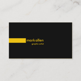 Custom Modern 519G Business Card