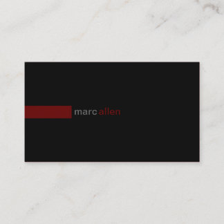 Custom Modern 519r Business Card