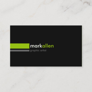 Custom Modern 521 Business Card