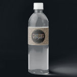 Custom Modern 60th Birthday Party Leopard Print Water Bottle Label<br><div class="desc">Custom Modern 60th Birthday Party Leopard Print Elegant Birthday Celebration !</div>
