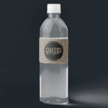 Custom Modern 60th Birthday Party Leopard Print Water Bottle Label<br><div class="desc">Custom Modern 60th Birthday Party Leopard Print Elegant Birthday Celebration !</div>