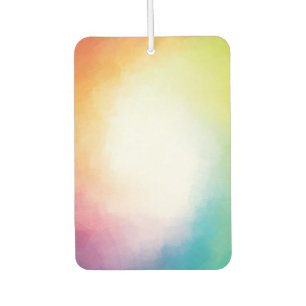 Custom Modern Abstract Art Pink Red Blue Green Car Air Freshener