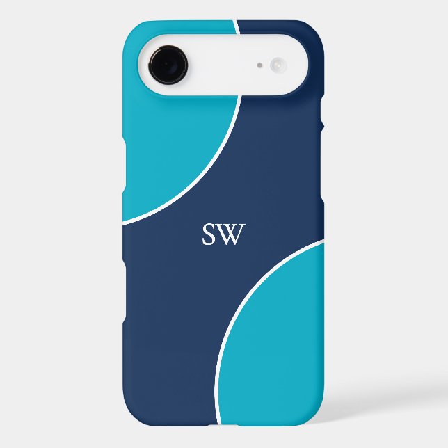 Custom Modern Blue Minimalist (Back)