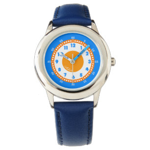 Custom Modern Bold Blue & Orange Educational Watch