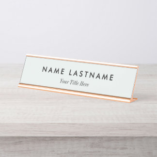 Custom Modern Business Promotional Desk Name Plate