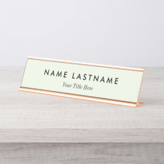 Custom Modern Business Promotional Desk Name Plate