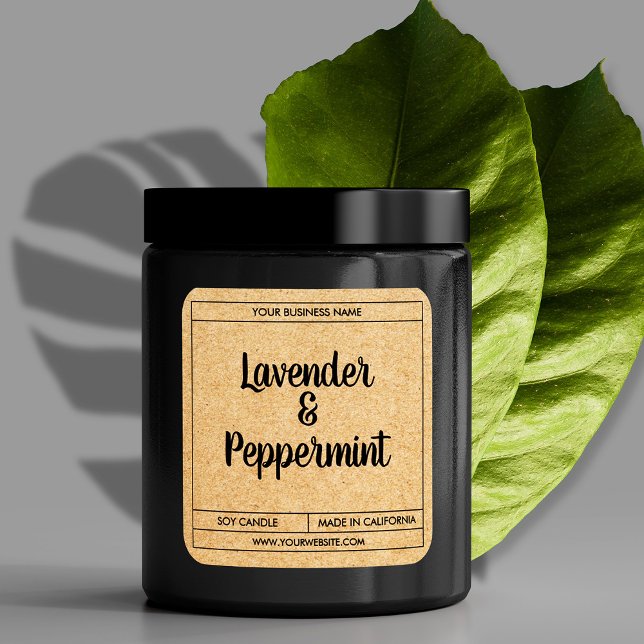 Custom Modern Candle Product Label Design (Creator Uploaded)