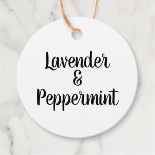 Custom Modern Candle Product Label Packaging Tag