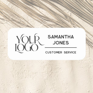 Custom Modern Company Business Employee Name Tag
