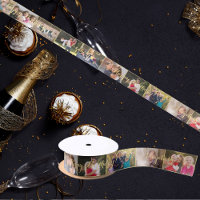 Custom Modern Cool Trendy Birthday Photo Gift Wrap