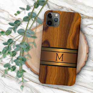 Custom Modern Cool Trendy Wood Grain Pattern Case-Mate iPhone Case