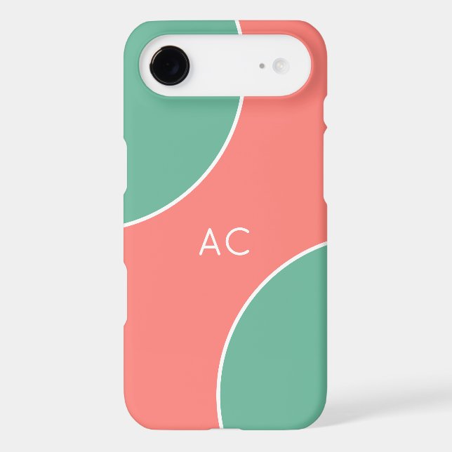 Custom Modern Coral Minimalist (Back)