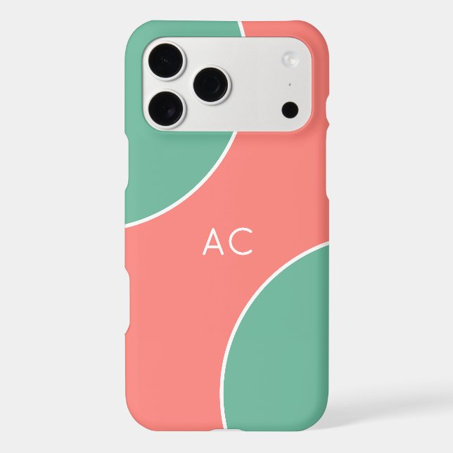 Custom Modern Coral Minimalist (Back)