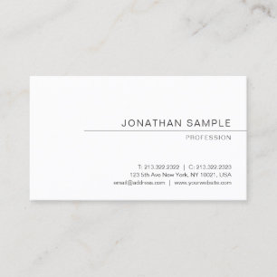 Custom Modern Elegant Minimalist Template Trendy Business Card