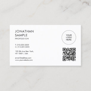 Custom Modern Elegant Professional Minimal Design Business Card