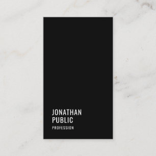 Custom Modern Elegant Professional Template Sleek Business Card