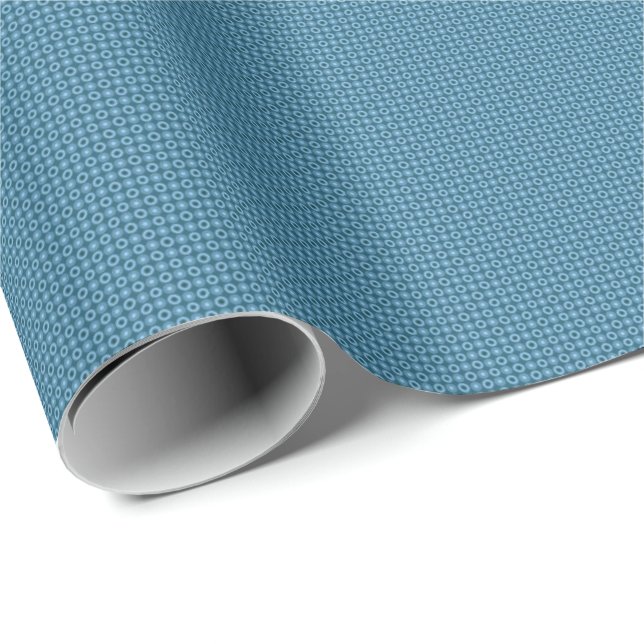 Custom Modern Elegant Template Blue Best Stylish Wrapping Paper (Roll Corner)