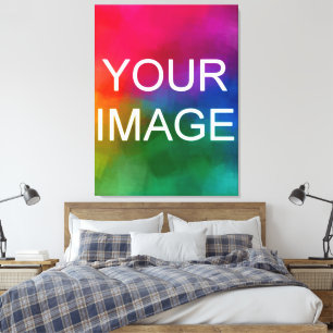 Custom Modern Elegant Vertical High Quality Canvas Print