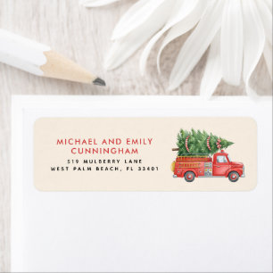 Custom Modern Firefighter Christmas Fire Truck