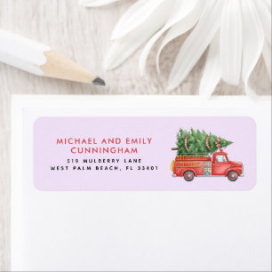 Custom Modern Firefighter Christmas Fire Truck