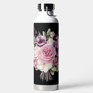 Custom modern floral drink bottle