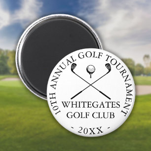 Custom Modern Golf Club Tournament  Magnet