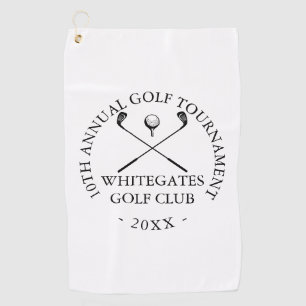 Custom Modern Golf Club Tournament Towel