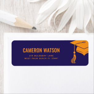 Custom Modern Grad Hat and Tassel Graduation
