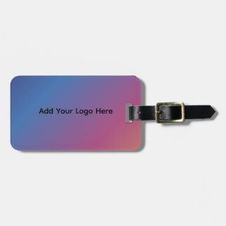 Custom Modern Gradient Luggage Tag | Personalised