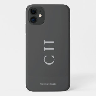 Custom Modern Grey iPhone 11 Case