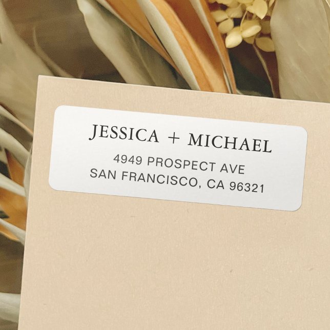 Custom Modern Grey First Names and Return Address (Creator Uploaded)