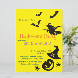 Custom Modern Halloween Party Save the Date – Mini