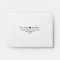 Custom Modern Heart Black & White Wedding RSVP