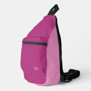 Custom Modern Magenta Minimalist Sling Bag