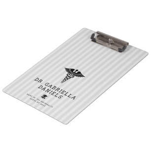 Custom Modern Medical School Doctor Graduation Clipboard